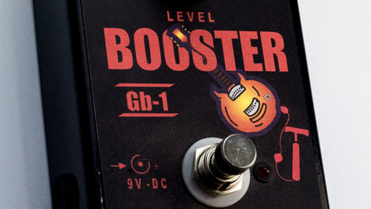 Pedal booster volume guitarra .