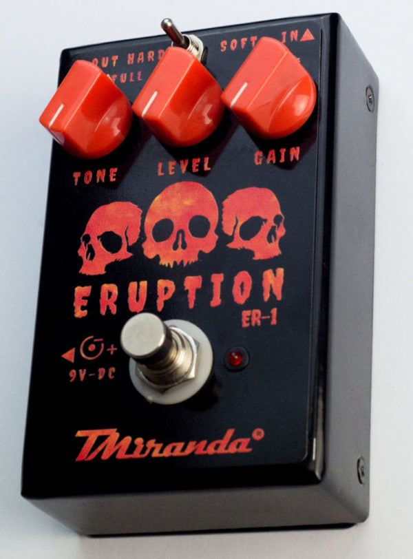 Eruption - Apedal de distorção guitarra hard rock marshall tone like