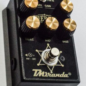 Sheriff TMiranda – pedal de distorção- Marshall jcm 800 , Plexi, Jtm 45 in a box